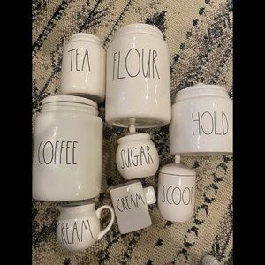 Rae Dunn Kitchen Jar Lot